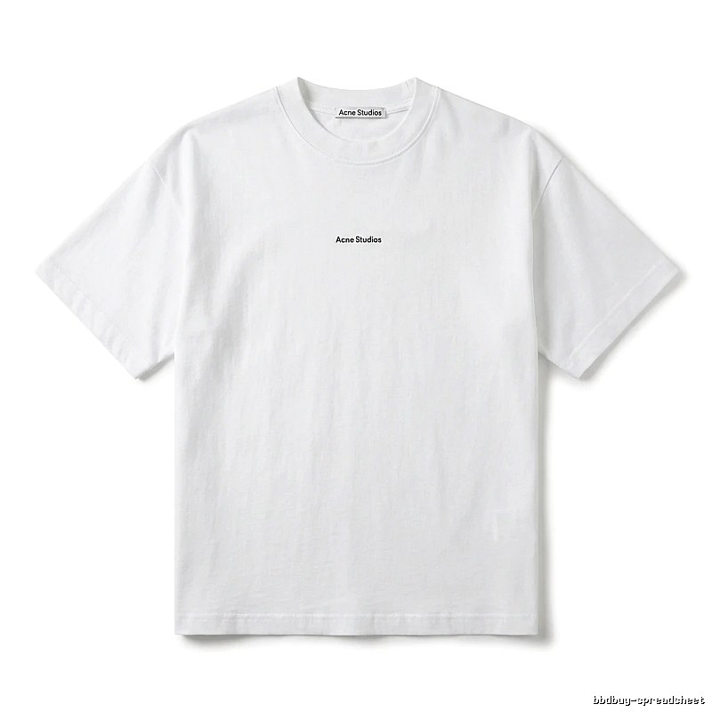 Acne Studios minimalist style white T-shirt