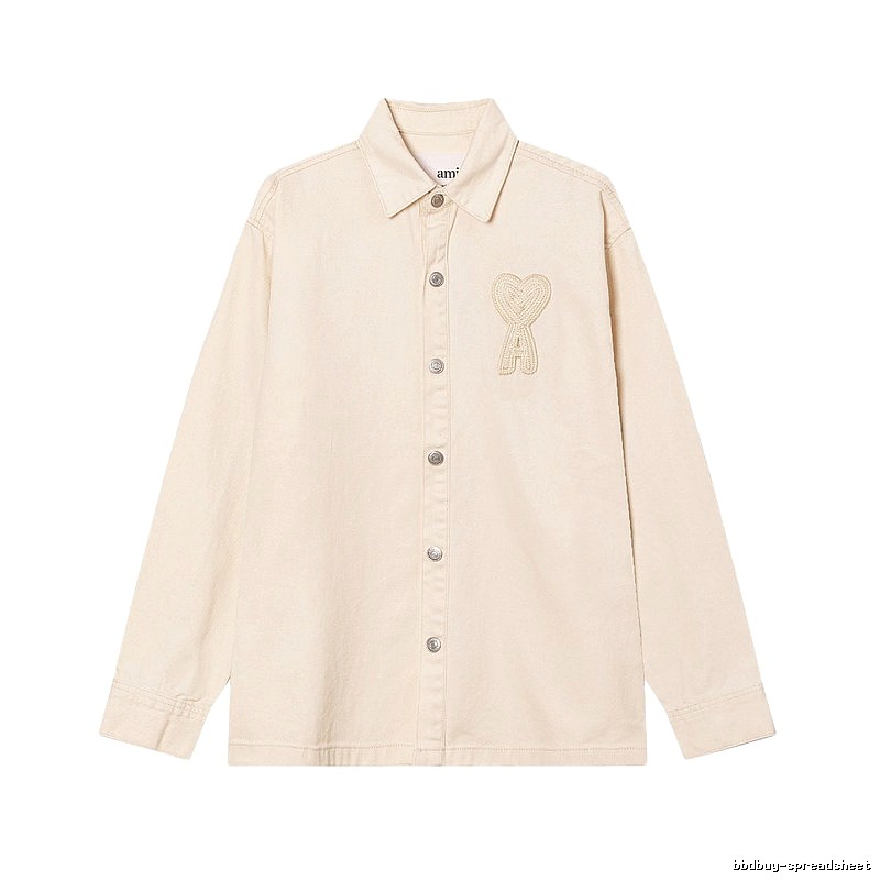 AMI Embroidered Love Style Shirt