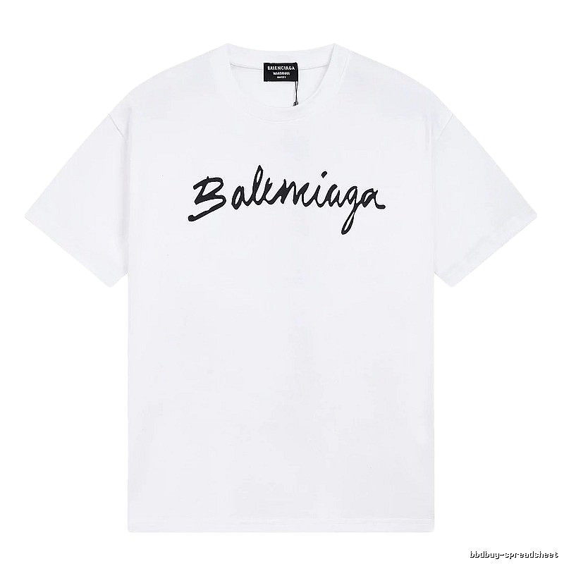 Balenciaga letter simple white T-shirt