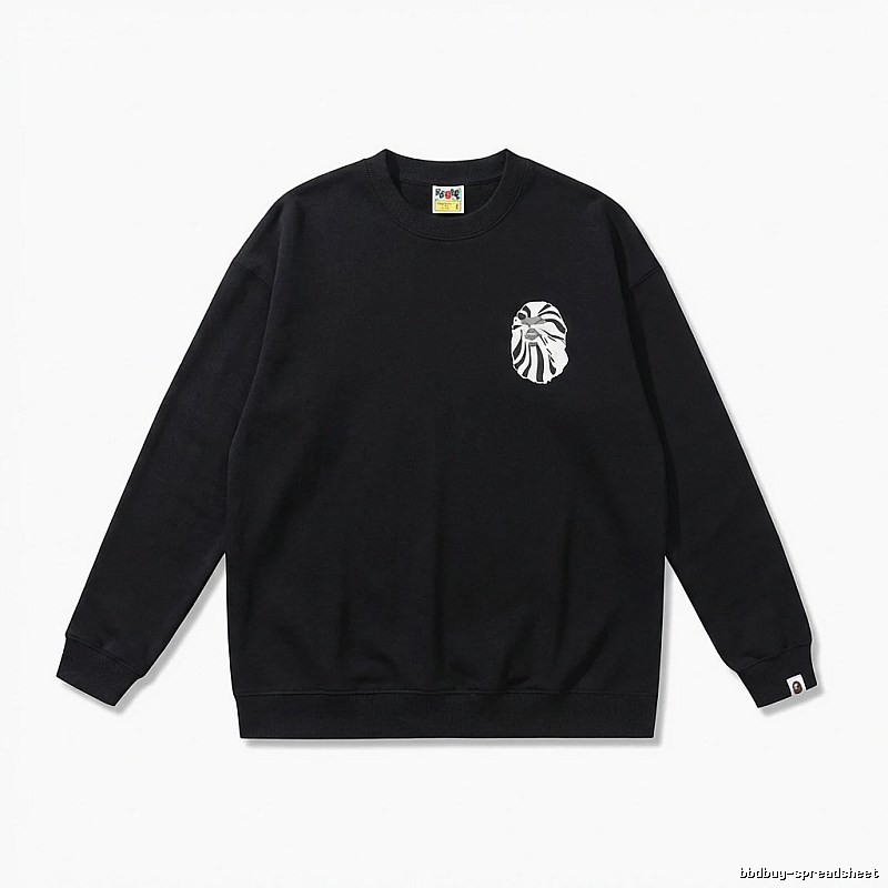Bape Ape Head Casual Black Sweatshirt