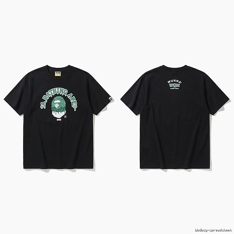 Bape Ape Head Trendy Black T-shirt
