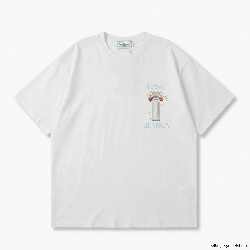 Casablanca Greek column style white T-shirt