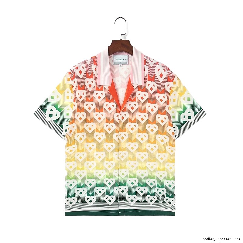 Casablanca Rainbow Gradient Style Shirt