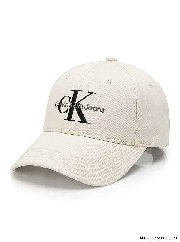 CK casual light beige baseball cap