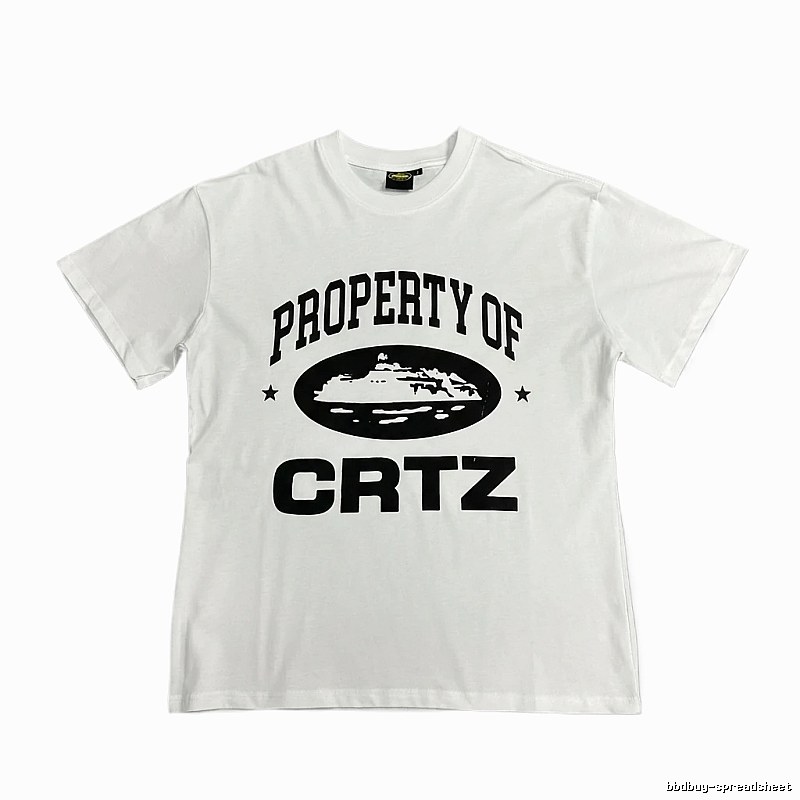 Corteiz letter - printed white T - shirt