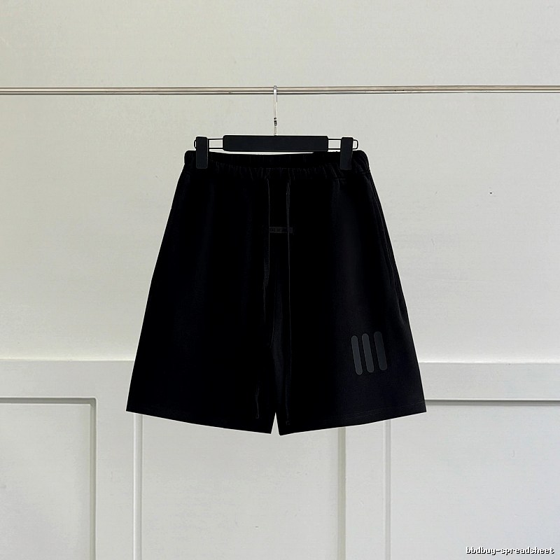 ESSENTIALS minimalist style black shorts