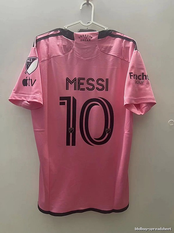 Inter Miami Classic Messi #10 soccer jersey Pink Inter Miami for Daily Styling