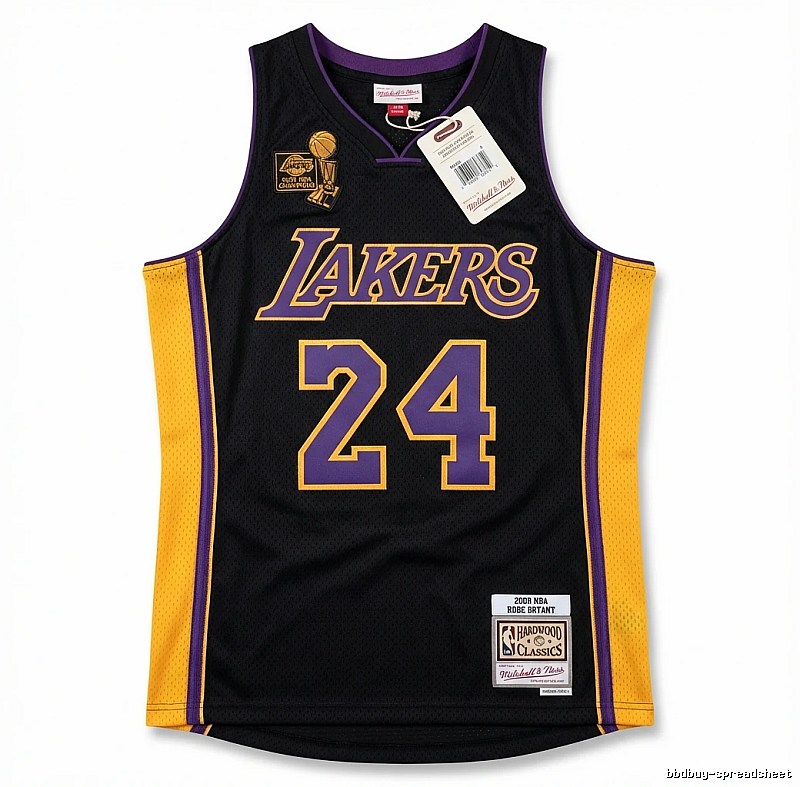 Kobe Lakers retro-style jerseys