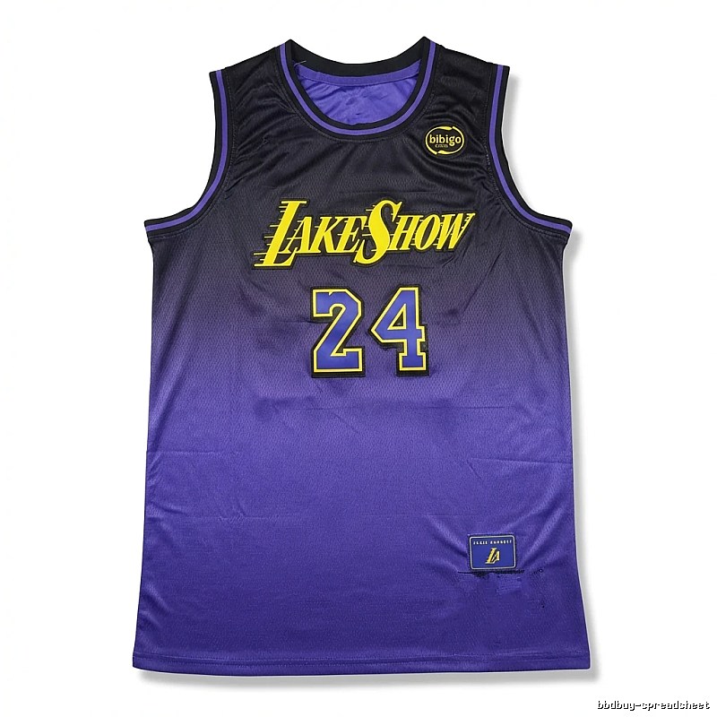 Lakers gradient-style basketball uniforms