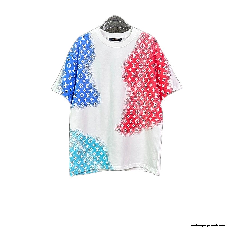 Louis Vuitton Tri-color Printed T-shirt