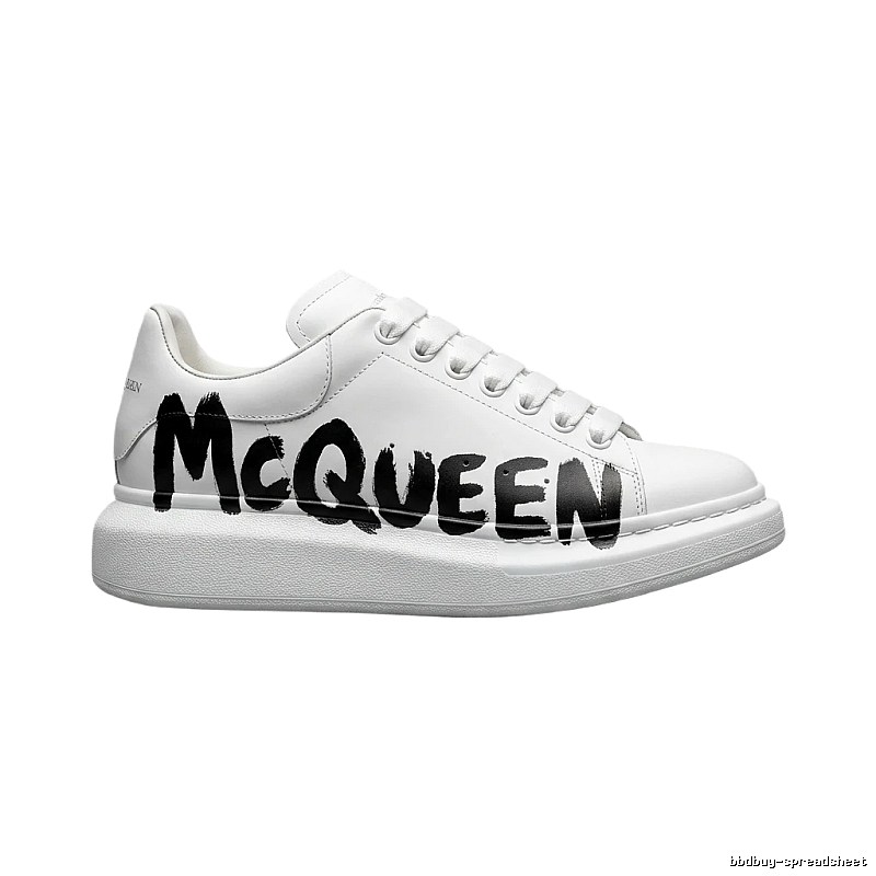 McQueen - printed casual - style white shoes