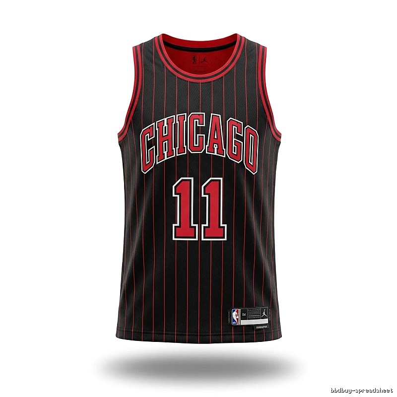 Michael Jordan retro black and red jersey