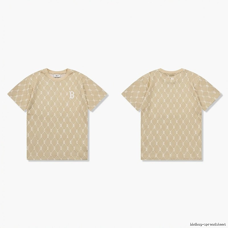 MLB Old Flower Style Beige T-shirt