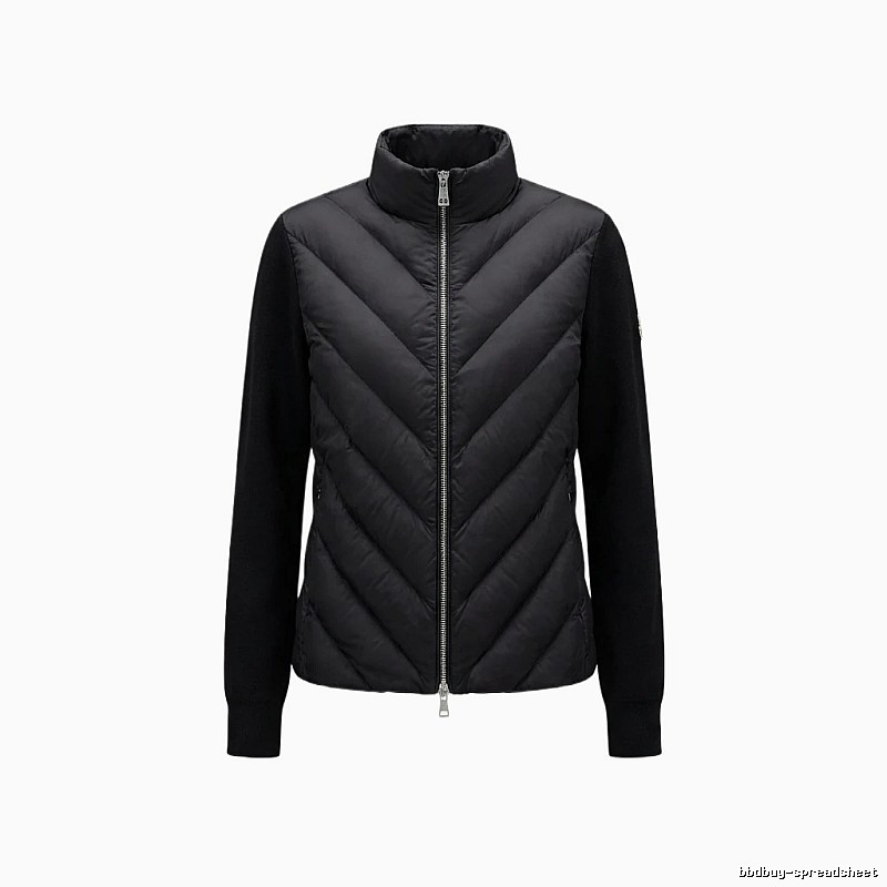 Moncler black casual style down jacket