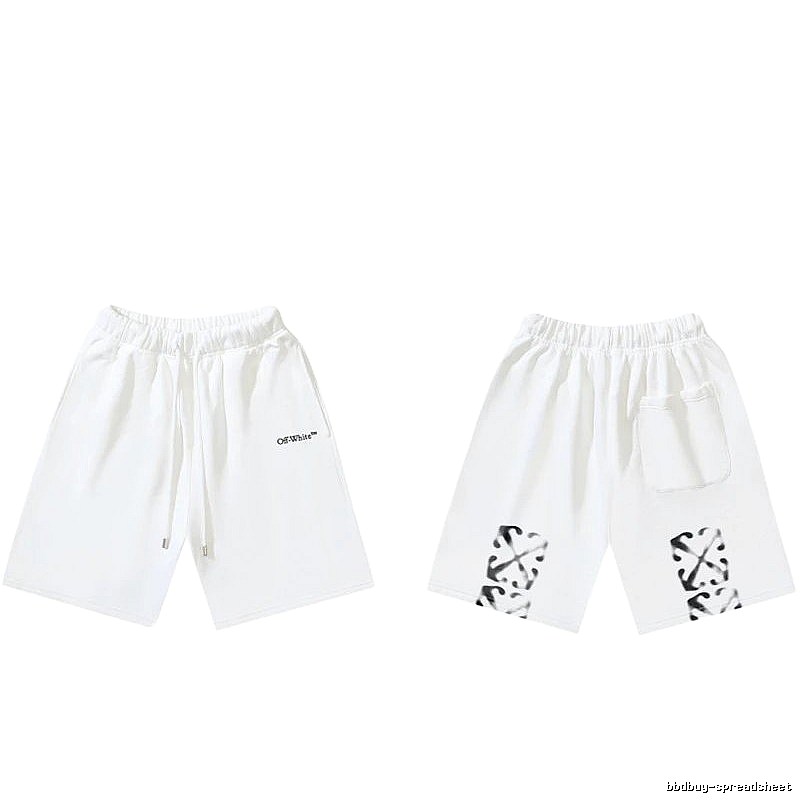 Off-White trendy and cool style white shorts