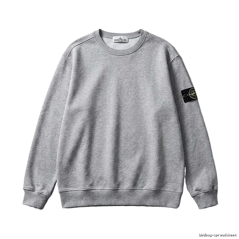 Stone Island basic grey sweatshirt