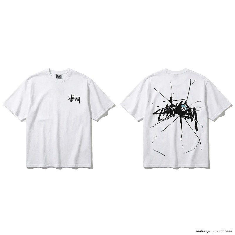 Stussy 8 Ball Style White T-shirt