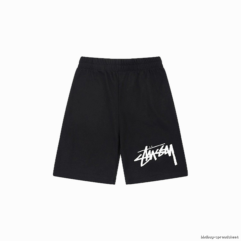 Stussy basic black shorts