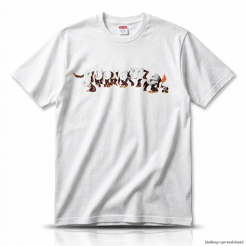 Supreme Animal Print White T-shirt
