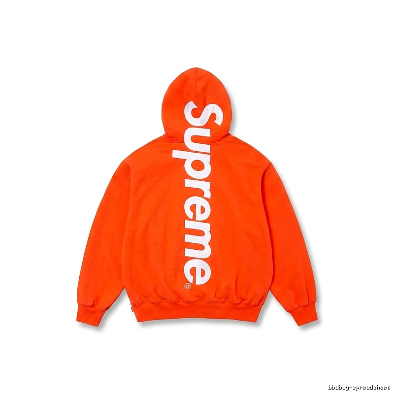 Supreme classic orange hoodie