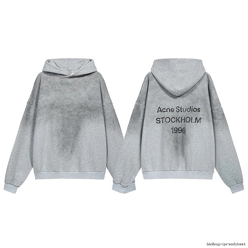 Acne Studios Casual Stockholm hoodie Dark Acne Studios for Streetwear Looks