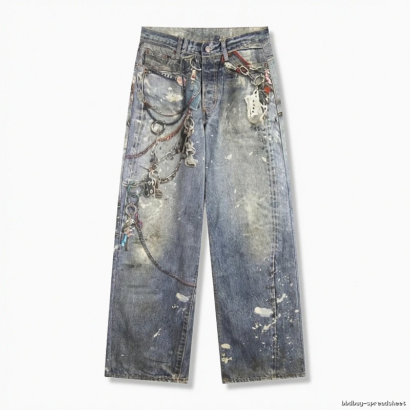Acne Studios' jeans with a unique style