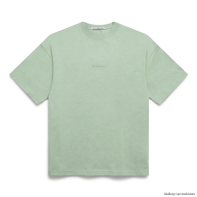 Acne Studios minimalist style light green T-shirt