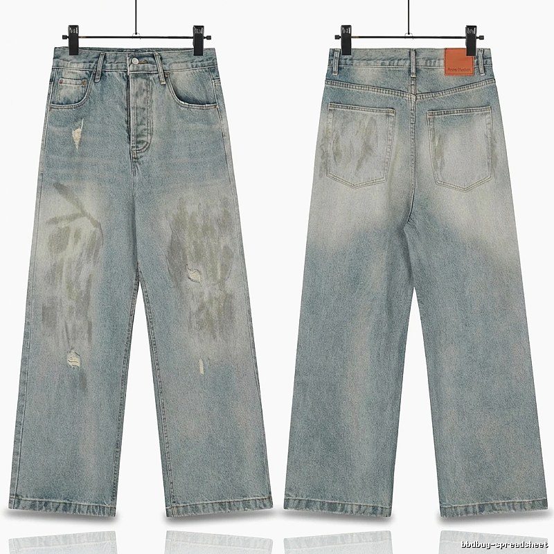 Acne Studios Ripped Retro - Style Jeans