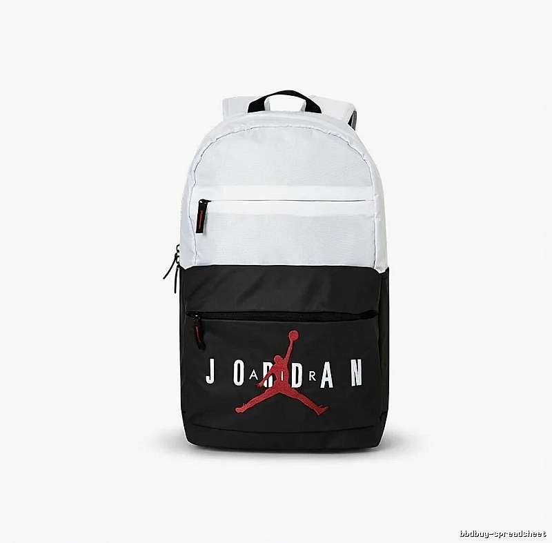 AIR JORDAN Black and White Sports Backpack
