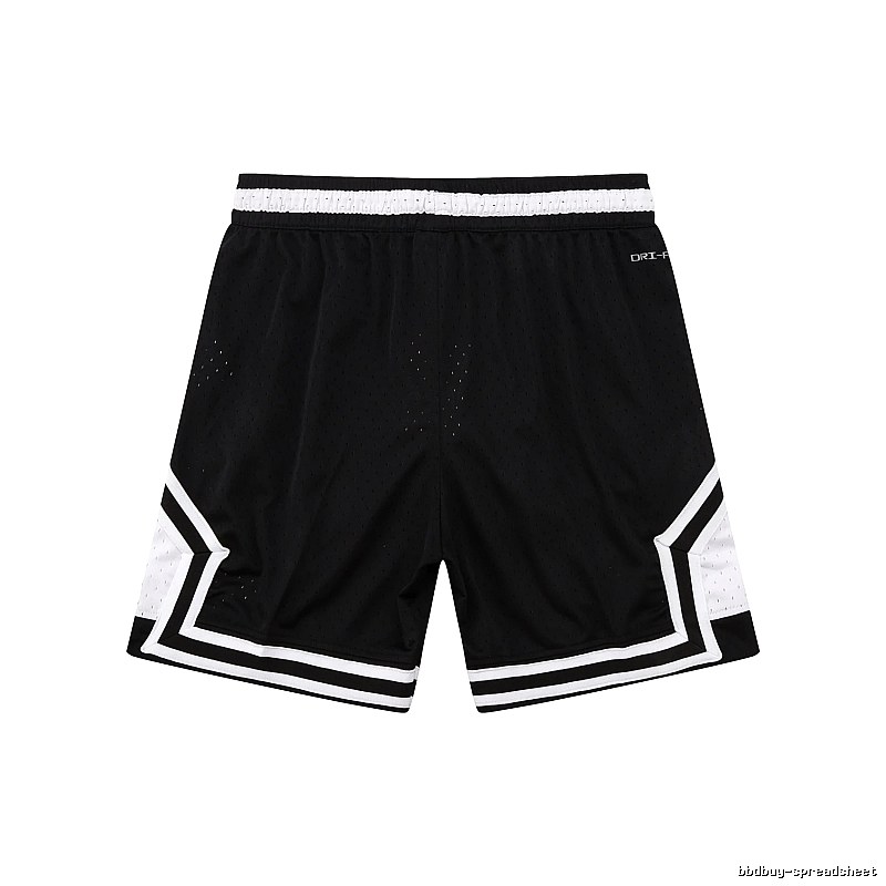 AJ Sporty Black and White Shorts
