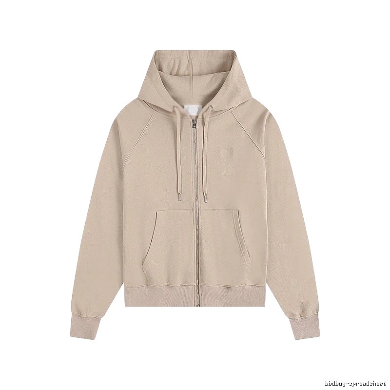 AMI Extremely Complex Style Beige Hoodie