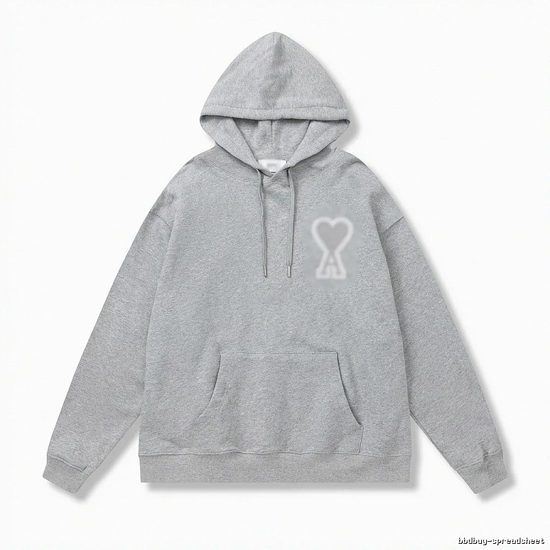 AMI Love Series Grey Hoodie
