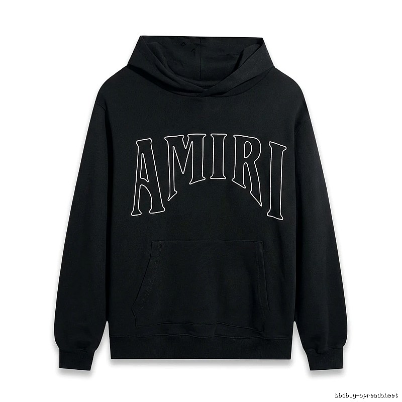 AMIRI Alphabet Style Black Sweatshirt