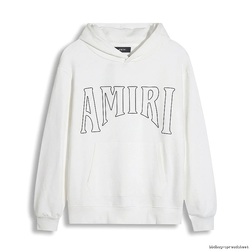 AMIRI Alphabet Style White Sweatshirt