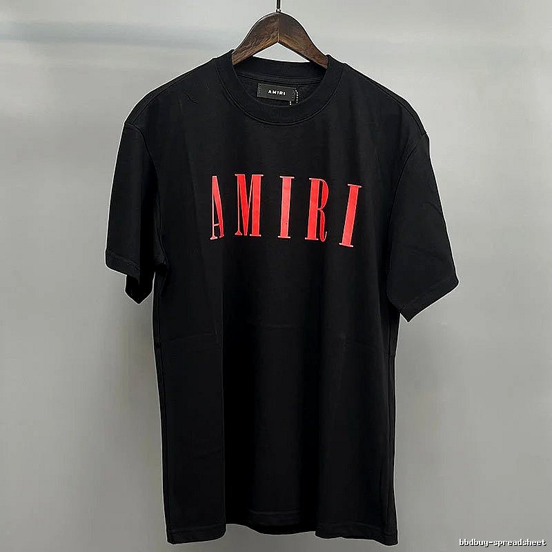 Amiri Black Red Records Graphic T-Shirt Travel Pack