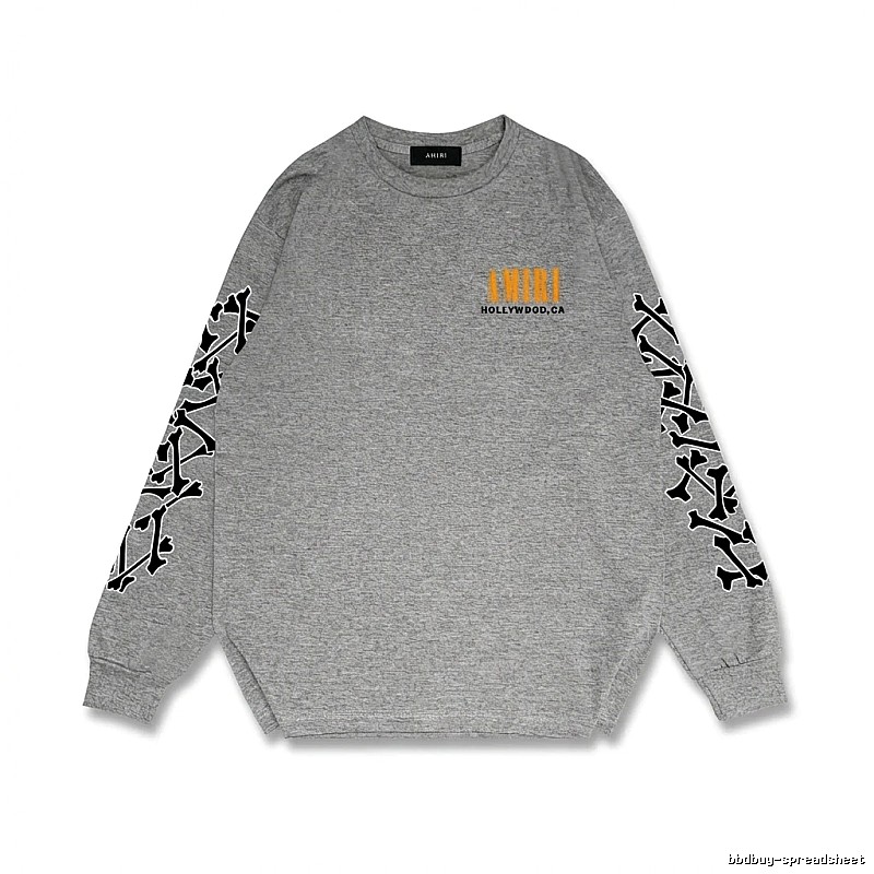 AMIRI grey sweatshirt with skull print