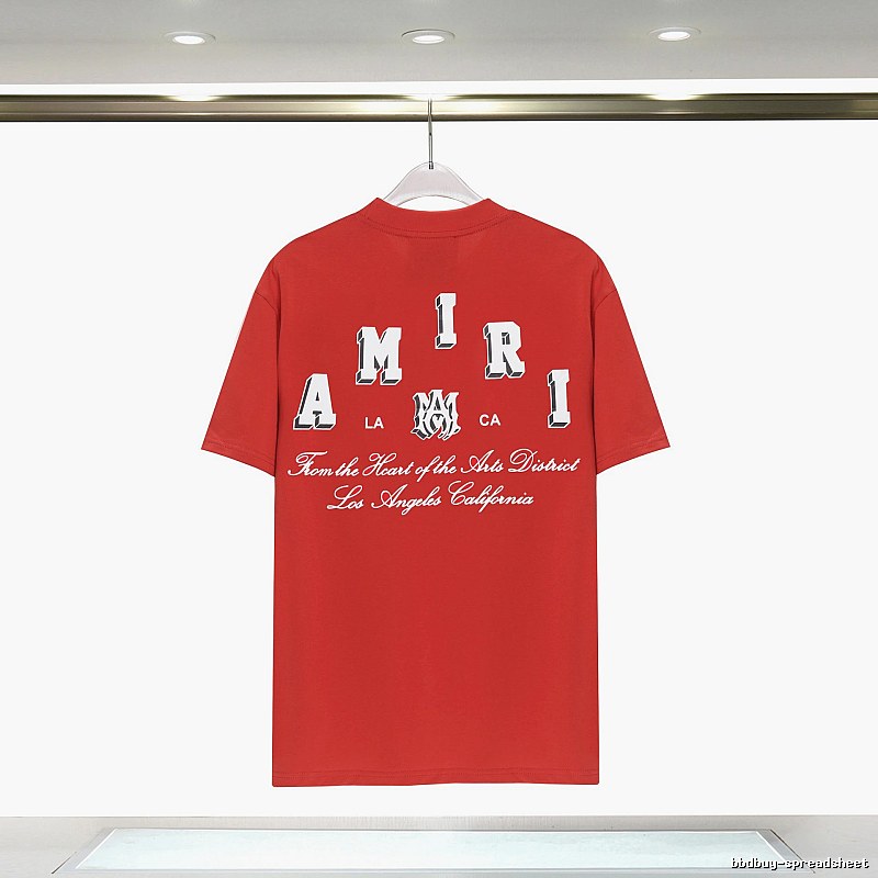 Amiri Lightweight Graphic T-shirt White Blue Amiri for Gift Ideas