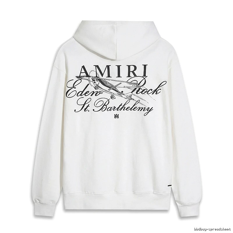 AMIRI Printed Casual White Sweatshirt