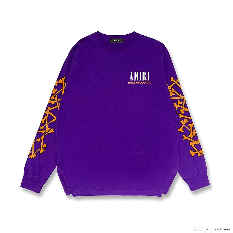 AMIRI purple sweatshirt with skull print