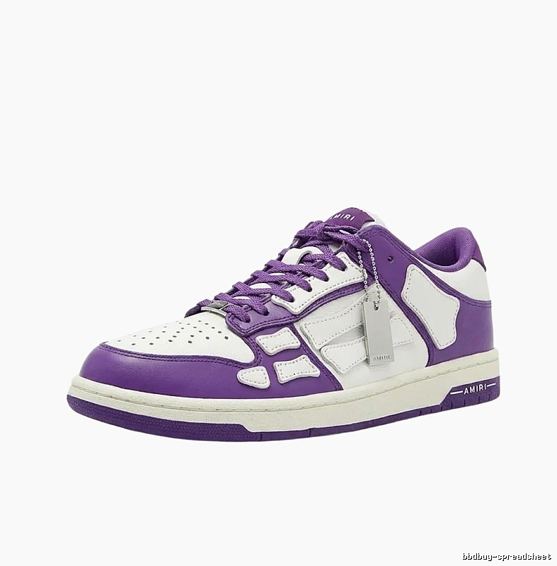 AMIRI Retro Purple and White Sneakers