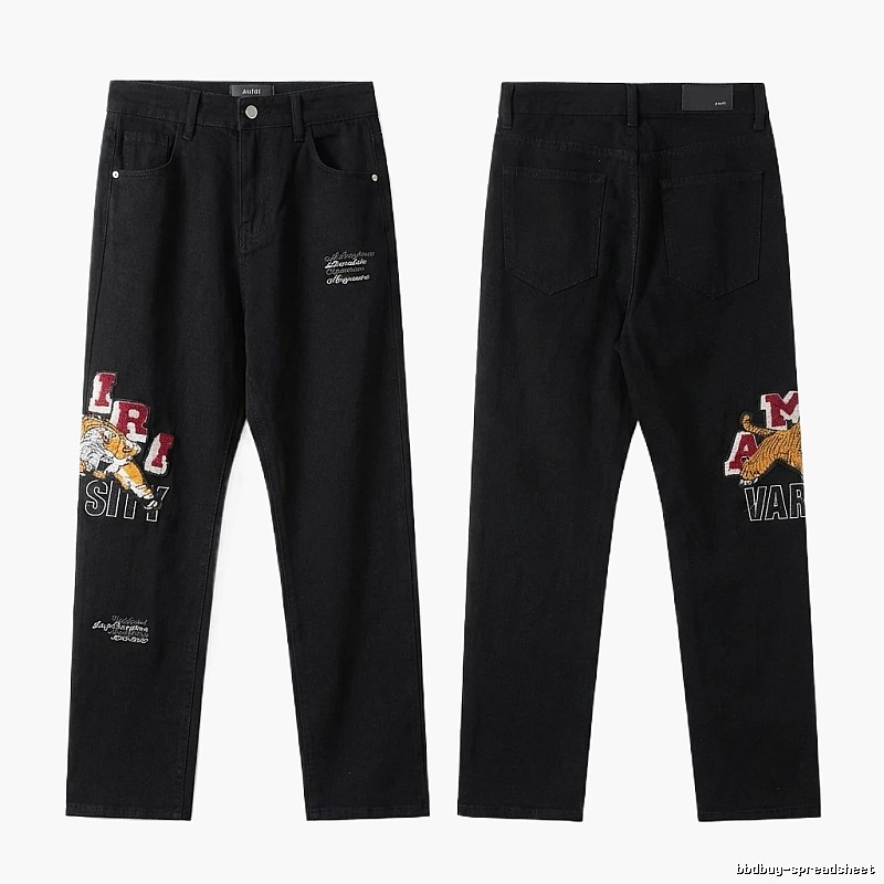 AMIRI retro - style black jeans