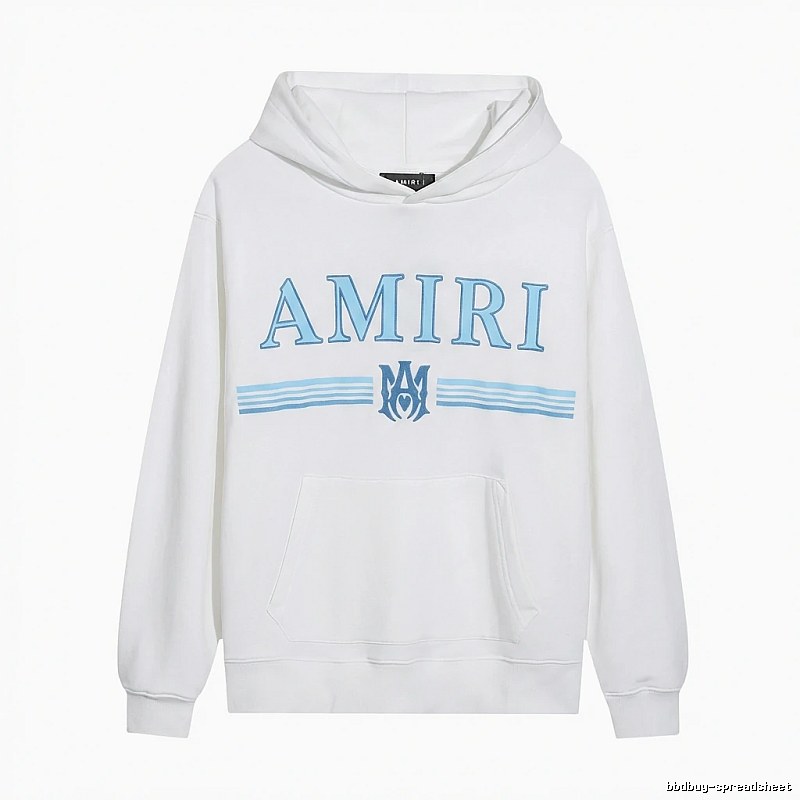 AMIRI simple style white hoodie