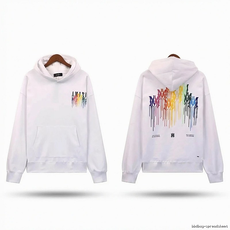 AMIRI Splatter White Hoodie