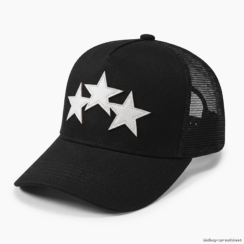 AMIRI Starry Trendy Cool Black Hat