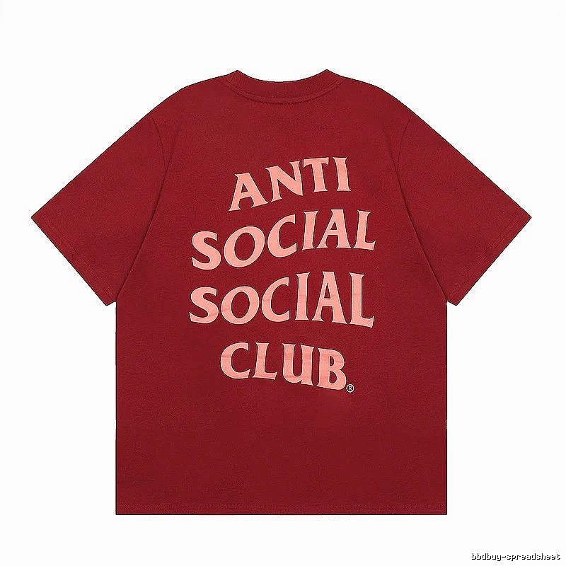 Anti Social Social Club Travel Logo T-shirt Black Orange Anti with Modern Look