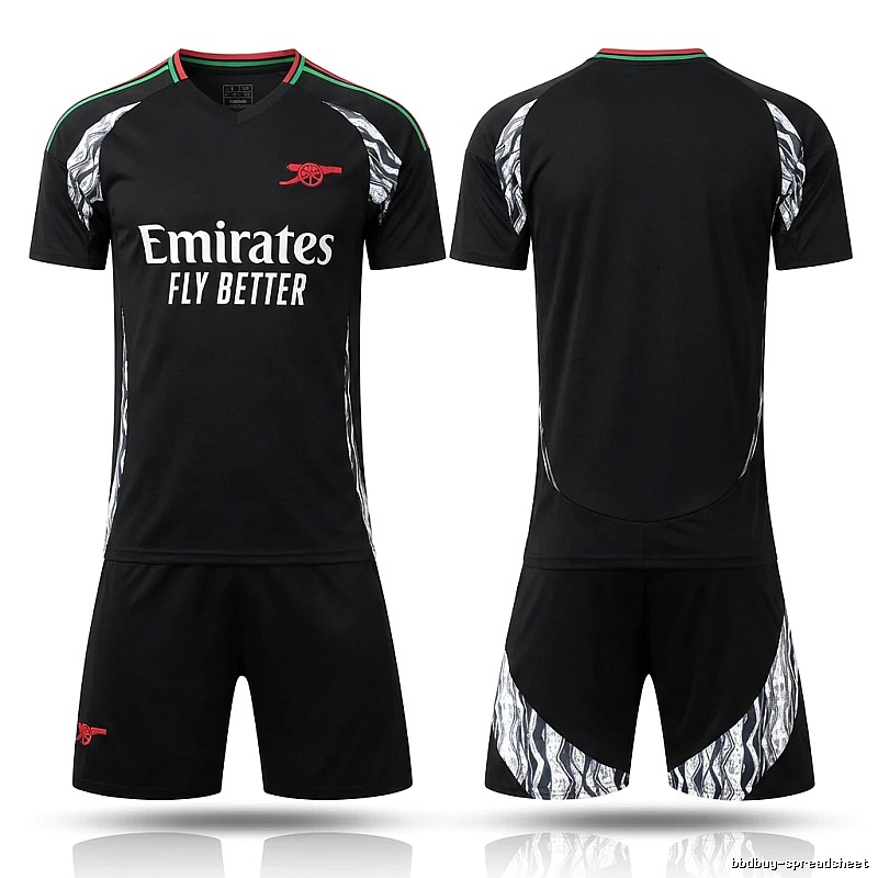 Arsenal retro-style black jersey