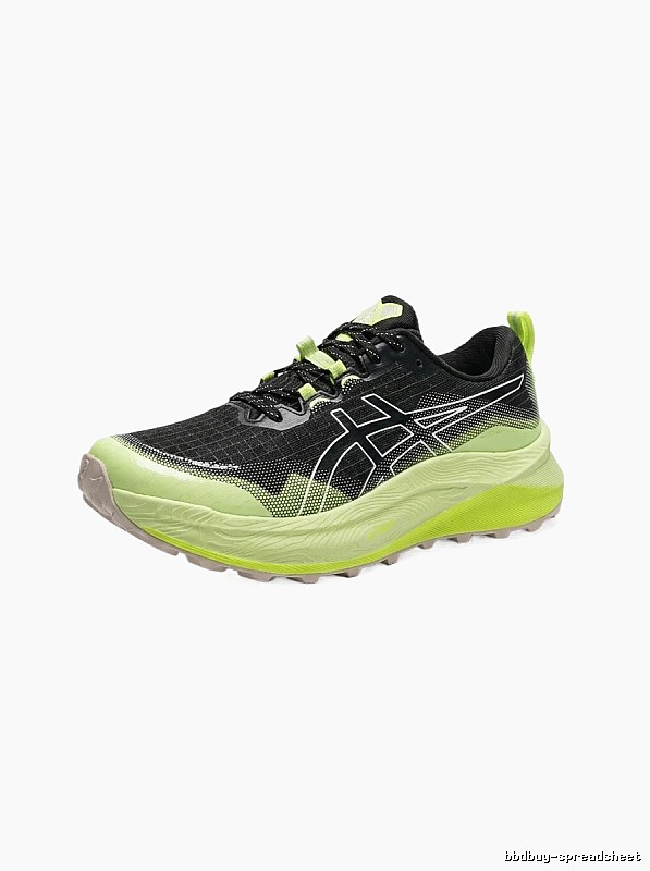 ASICS Off-Road Black and Green Sports Shoes