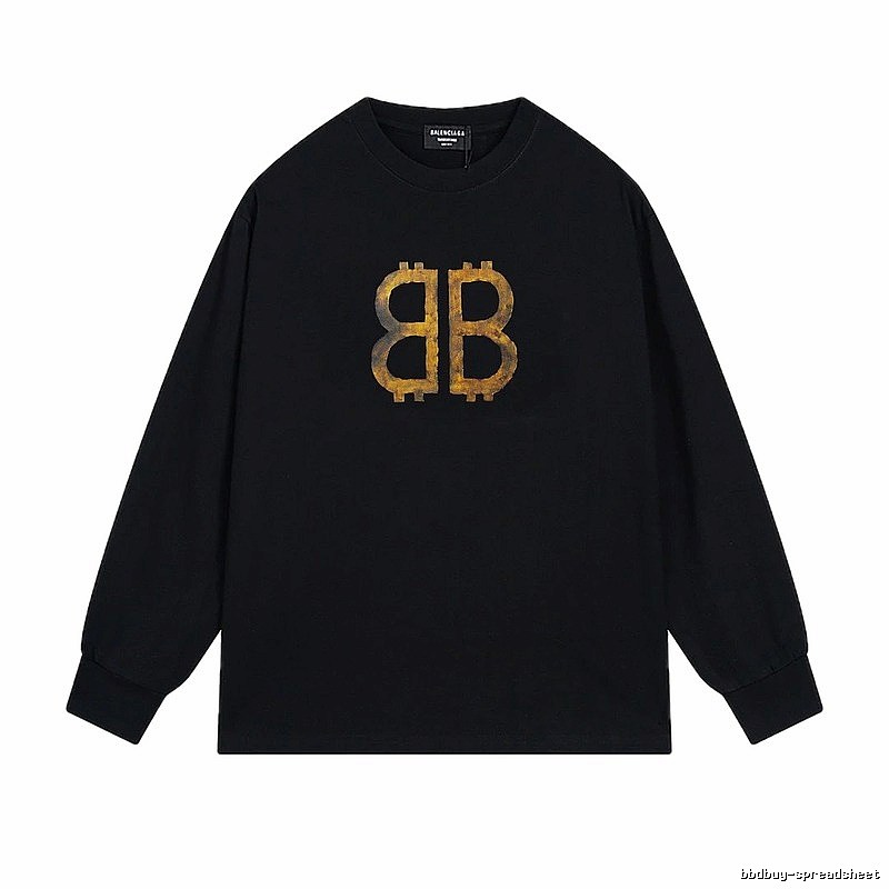 Balenciaga BB Print Black Sweatshirt