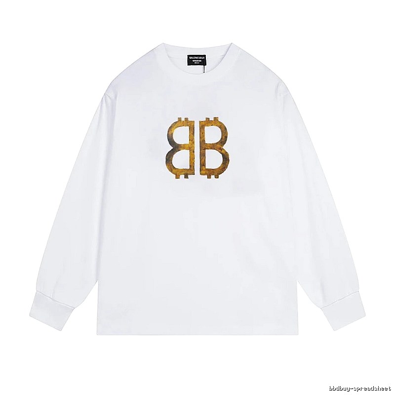 Balenciaga BB Print White T-shirt
