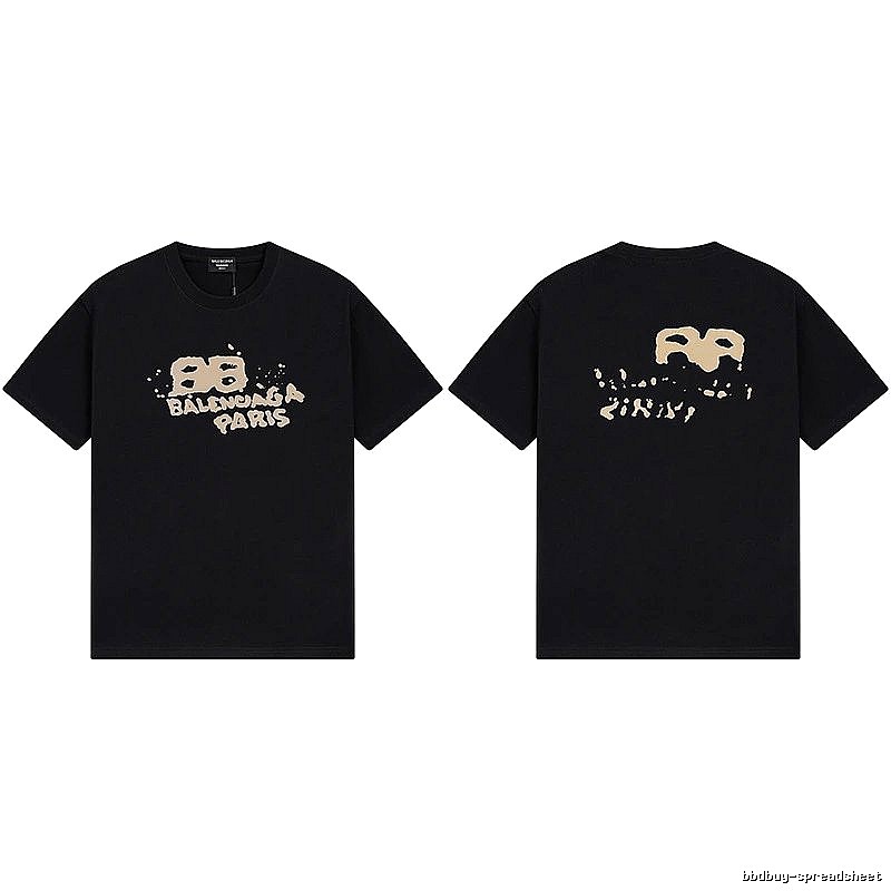 Balenciaga BB Series Black T-shirt